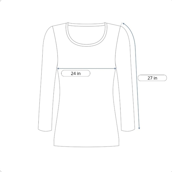 MNY Marc New York Long Sleeve Knit Embellished Gray Top Size L - Picture 8 of 8